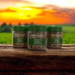 3X McCormick Gourmet JAMAICAN JERK SEASONING 23GMS/.81 OZ EACH REGIONAL COUSINE